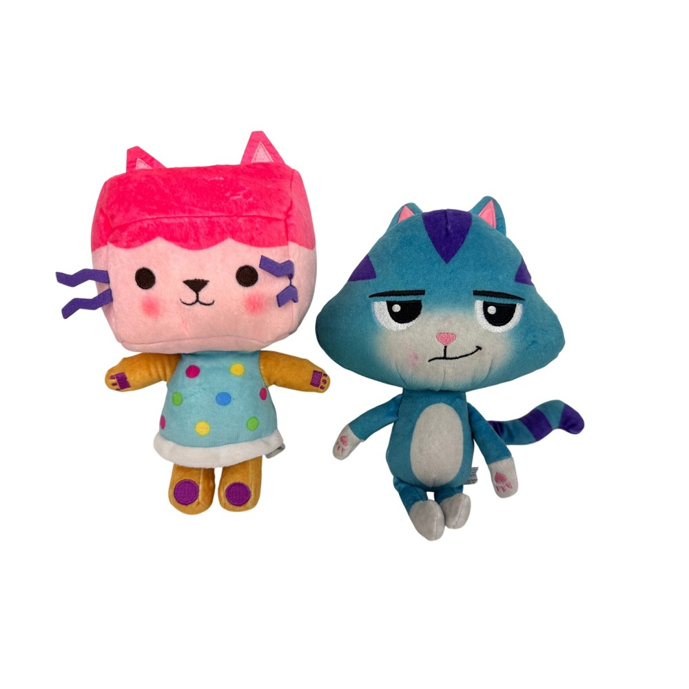 Gabby's Dollhouse Kitty Fairy and CatRat Plush Set Spin Master DreamWorks - BG